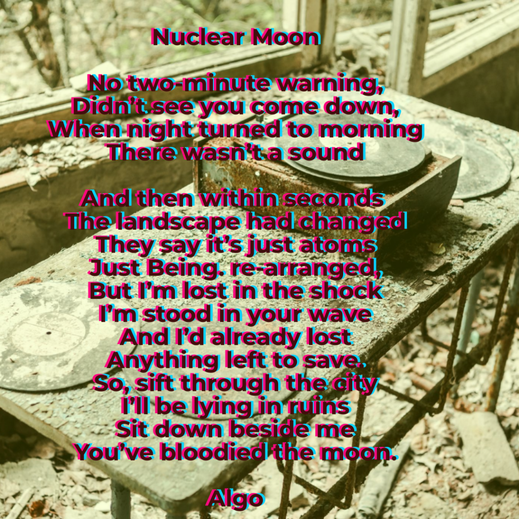 Re-Verse-Nuclear Moon or Nuclear Moon? or how I learned to love the Sonics of Phonics.